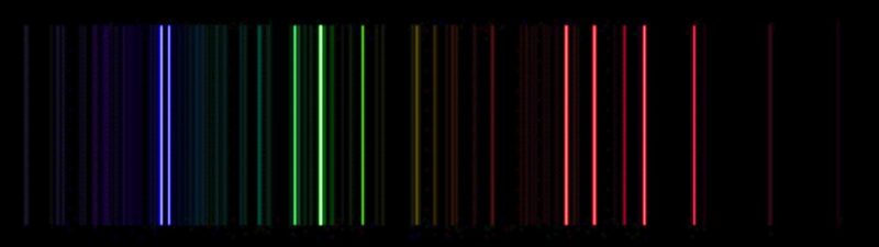 Эмиссионный спектр цезия